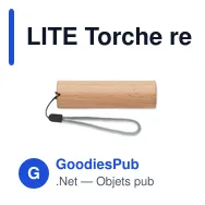LITE Torche rechargeable en bois - Miniature 3