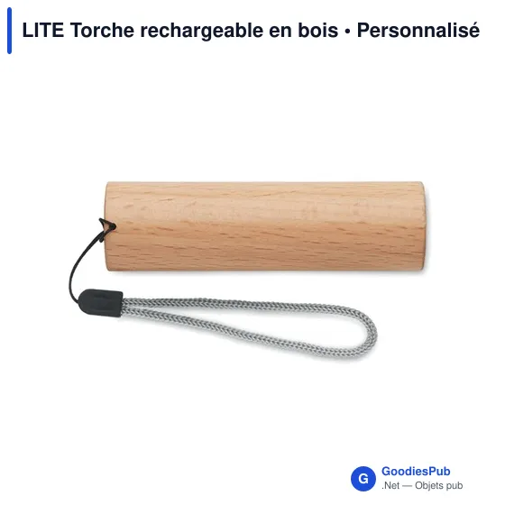LITE Torche rechargeable en bois - Image 3