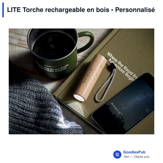 LITE Torche rechargeable en bois - Image 5