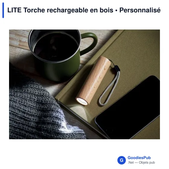 LITE Torche rechargeable en bois - Image 6