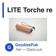 LITE Torche rechargeable en bois - Miniature 9