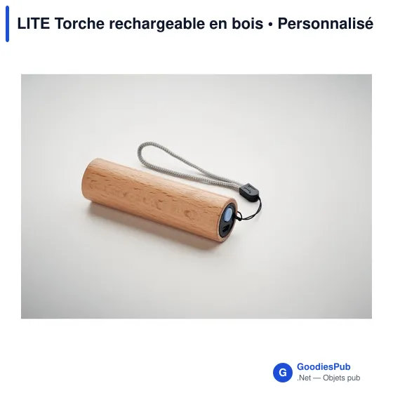 LITE Torche rechargeable en bois - Image 9