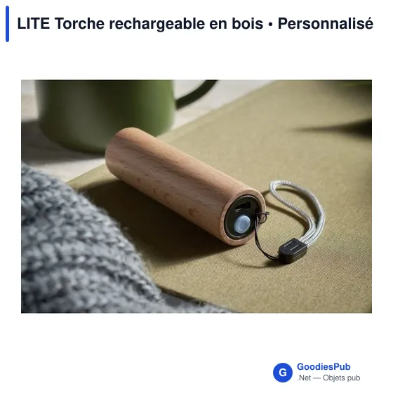 LITE Torche rechargeable en bois - Image 10