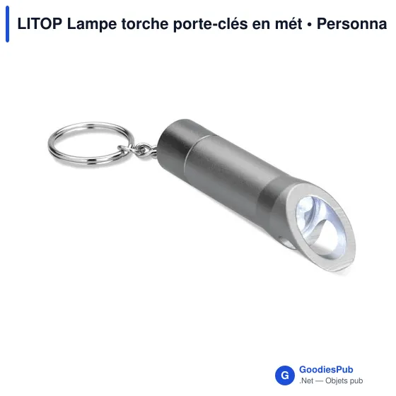 LITOP Lampe torche porte-clés en mét - Image 2