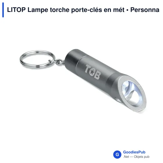 LITOP Lampe torche porte-clés en mét - Image 4