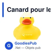 Canard pour le bain personnalisable avec logo - LittleDuck - Miniature 2