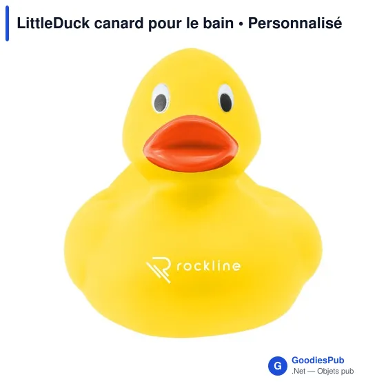 Canard pour le bain personnalisable avec logo - LittleDuck - Image 2