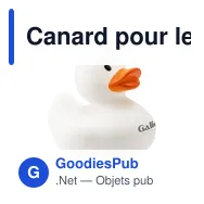Canard pour le bain personnalisable avec logo - LittleDuck - Miniature 11