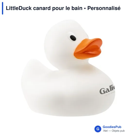 Canard pour le bain personnalisable avec logo - LittleDuck - Image 11