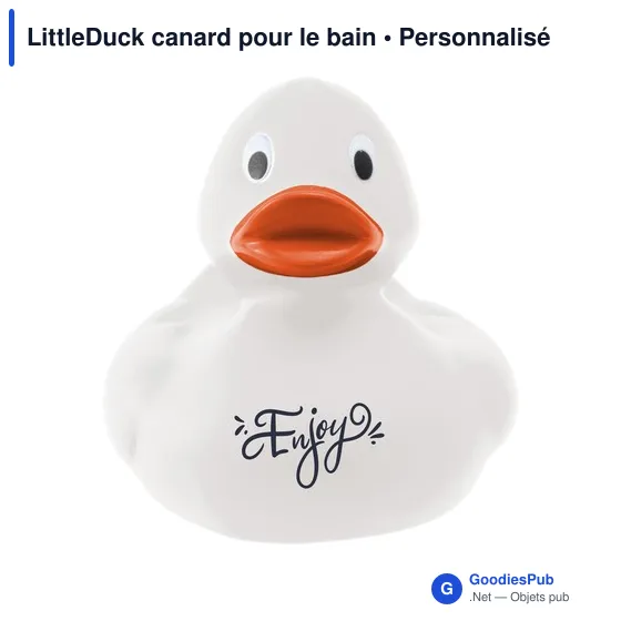 Canard pour le bain personnalisable avec logo - LittleDuck - Image 12