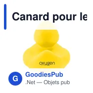 Canard pour le bain personnalisable avec logo - LittleDuck - Miniature 3