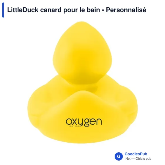 Canard pour le bain personnalisable avec logo - LittleDuck - Image 3