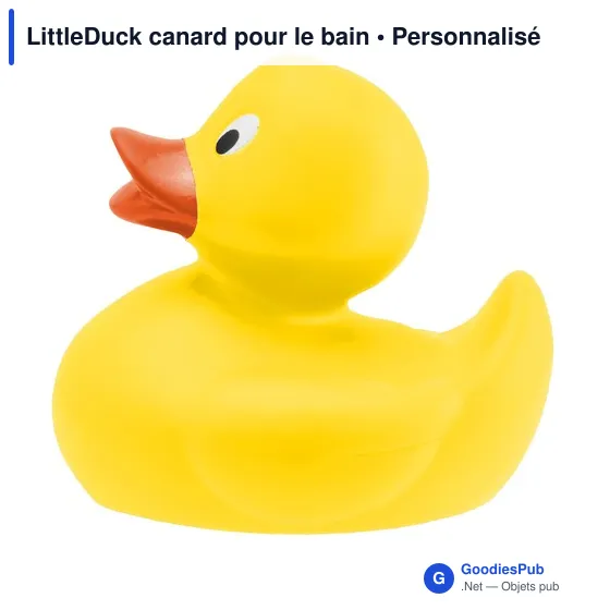 Canard pour le bain personnalisable avec logo - LittleDuck - Image 4