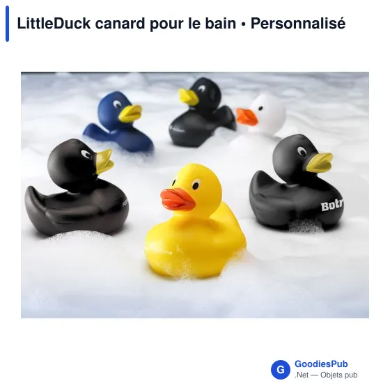 Canard pour le bain personnalisable avec logo - LittleDuck - Image 5