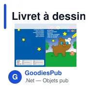 Livret à dessin personnalisable A5 avec logo - Constanze - Miniature 3