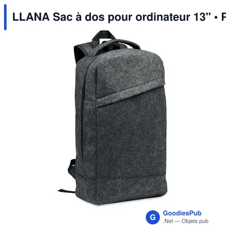 LLANA Sac à dos pour ordinateur 13"