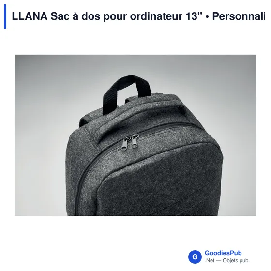 LLANA Sac à dos pour ordinateur 13" - Image 5