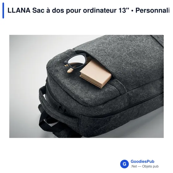 LLANA Sac à dos pour ordinateur 13" - Image 8