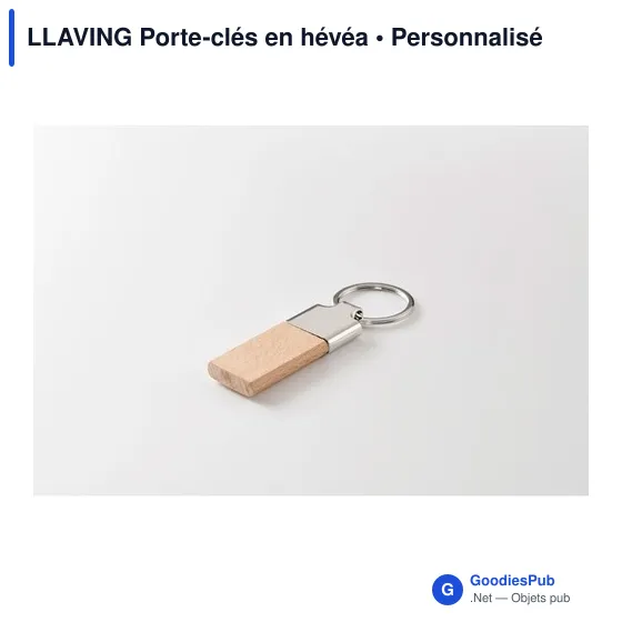 LLAVING Porte-clés en hévéa - Image 5