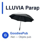 LLUVIA Parapluie coupe-vent de 27'' - Miniature 2