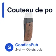Couteau de poche personnalisable Lock-It avec logo - Miniature 4