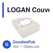 LOGAN Couverture polaire RPET 280gr - Miniature 1