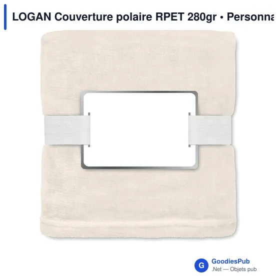 LOGAN Couverture polaire RPET 280gr - Image 2