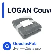 LOGAN Couverture polaire RPET 280gr - Miniature 3