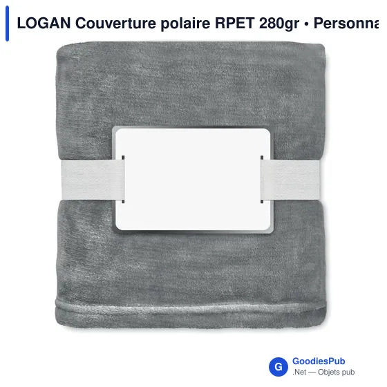 LOGAN Couverture polaire RPET 280gr - Image 4