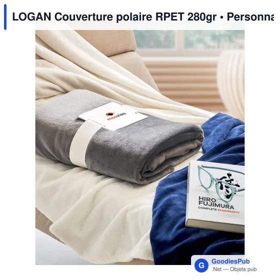 LOGAN Couverture polaire RPET 280gr - Image 5
