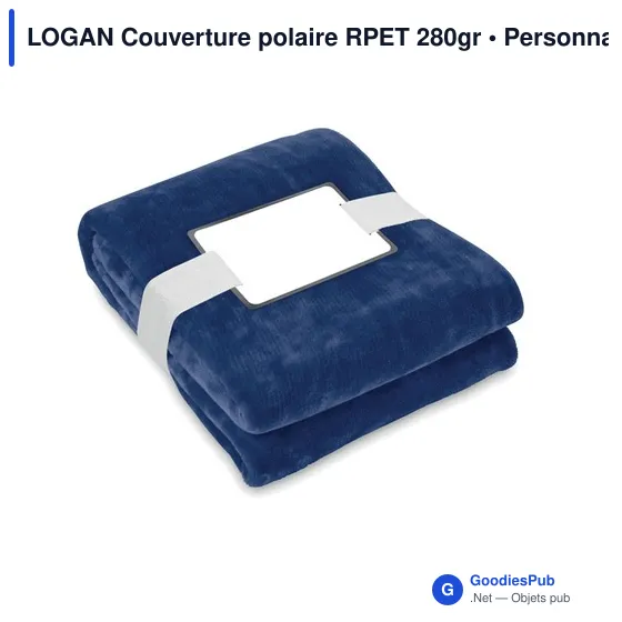 LOGAN Couverture polaire RPET 280gr - Image 6