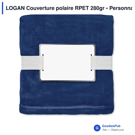 LOGAN Couverture polaire RPET 280gr - Image 7