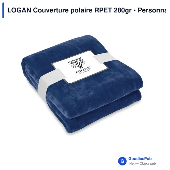 LOGAN Couverture polaire RPET 280gr - Image 8