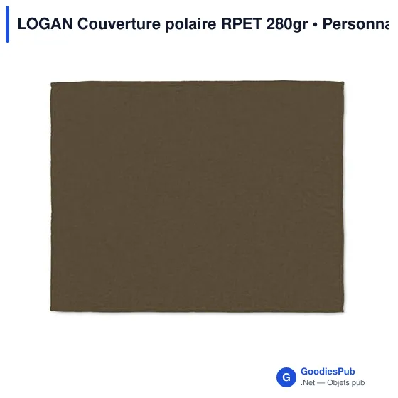 LOGAN Couverture polaire RPET 280gr - Image 10