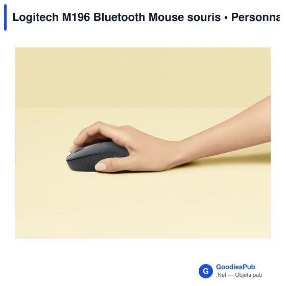 Souris Bluetooth personnalisable Logitech M196 avec logo - Image 6