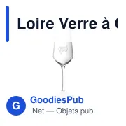 Verre à Champagne personnalisable Loire 230 ml avec logo - Miniature 3