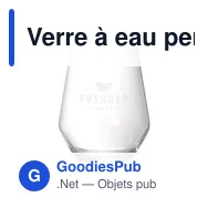 Verre à eau personnalisable Loire 400 ml avec logo - Miniature 4