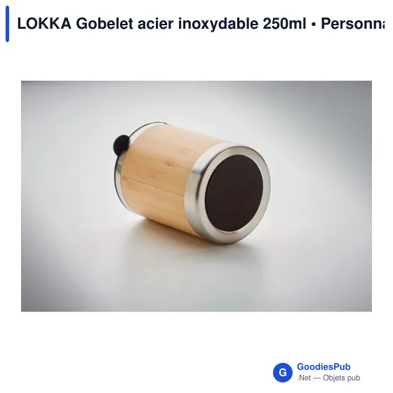 LOKKA Gobelet acier inoxydable 250ml - Image 2