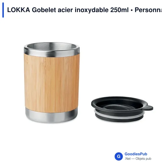 LOKKA Gobelet acier inoxydable 250ml - Image 3