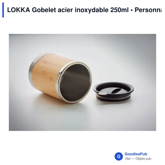 LOKKA Gobelet acier inoxydable 250ml - Image 6