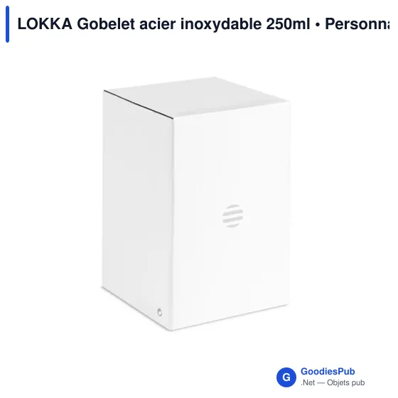 LOKKA Gobelet acier inoxydable 250ml - Image 7