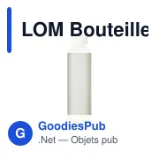 LOM Bouteille en verre 650ml - Miniature 2