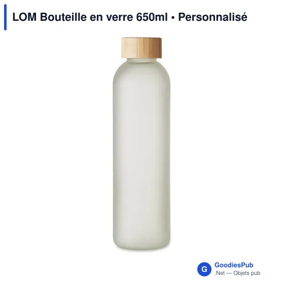 LOM Bouteille en verre 650ml - Image 2