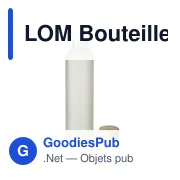 LOM Bouteille en verre 650ml - Miniature 3