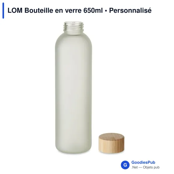 LOM Bouteille en verre 650ml - Image 3