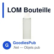 LOM Bouteille en verre 650ml - Miniature 4