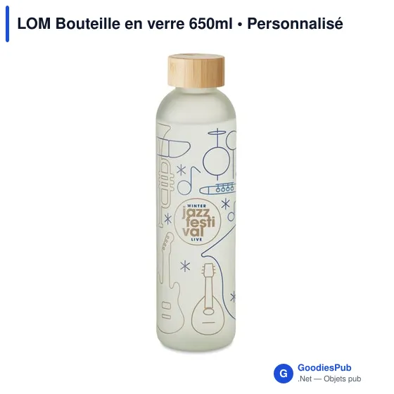 LOM Bouteille en verre 650ml - Image 5
