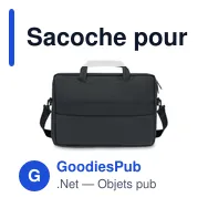 Sacoche pour portable 15" personnalisable avec logo - Miniature 7