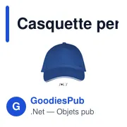 Casquette personnalisable avec logo - LONG BEACH - Miniature 1