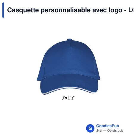 Casquette personnalisable avec logo - LONG BEACH